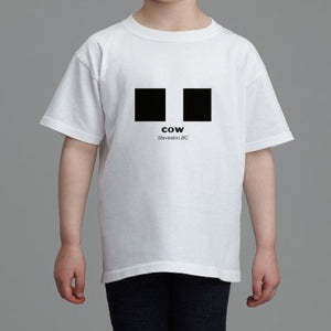 "COW" Steveston, BC - White - Children's Short Sleeve T-Shirt