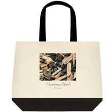 Dundarave Beach Two-Tone Deluxe Classic Cotton Tote Bags