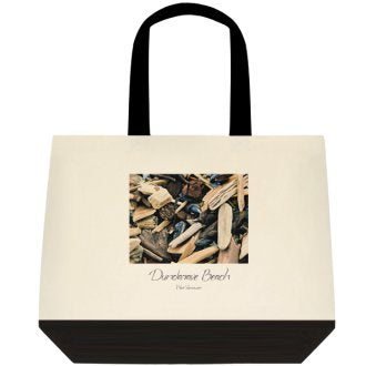 Dundarave Beach Two-Tone Deluxe Classic Cotton Tote Bags