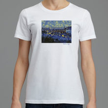 John Lawson Park "West van Gogh" series - Short Sleeve White T-shirt