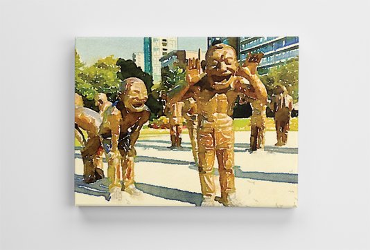 a-maze-ing laughter - Canvas Print 16