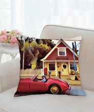 Steveston Post Office with Austin Healy - Pillows